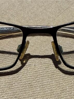Dolce & Gabbana Black Women’s Rectangular Optical Glass Frames